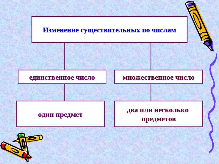 Измени форму числа имен существительных стол