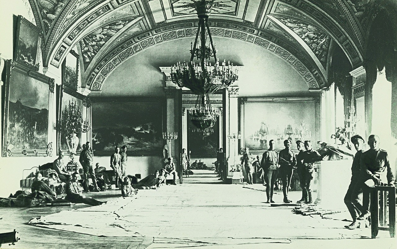 Взятие зимнего дворца в 1917