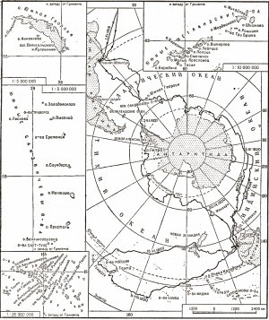География антарктида контурная карта